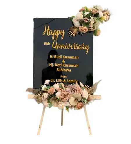 Papan Bunga Akrilik Ampek Angkek