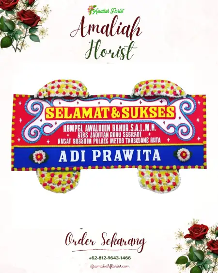 Papan Bunga Ucapan Selamat Ampek Angkek